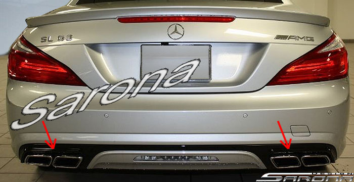Custom Mercedes SL  All Styles Exhaust Tips (2003 - 2016) - $490.00 (Part #MB-011-ET)